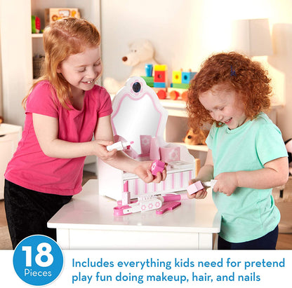 Wooden Beauty Salon Play Set