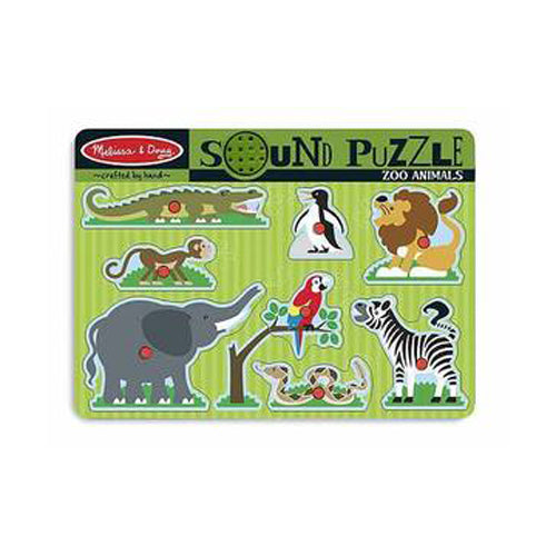 Zoo Animal Sound Wooden Puzzle