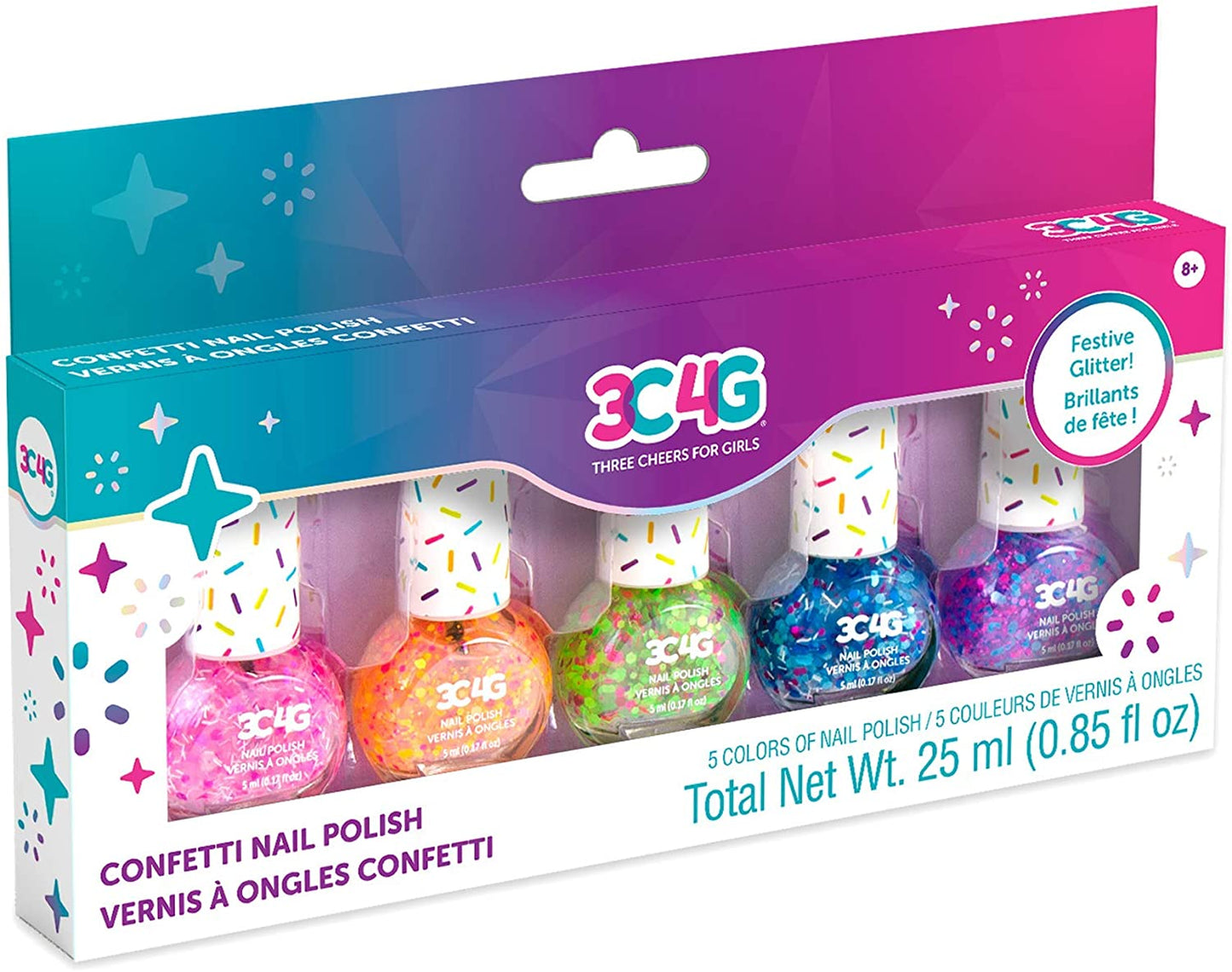 25 Confetti Nail Poli 183