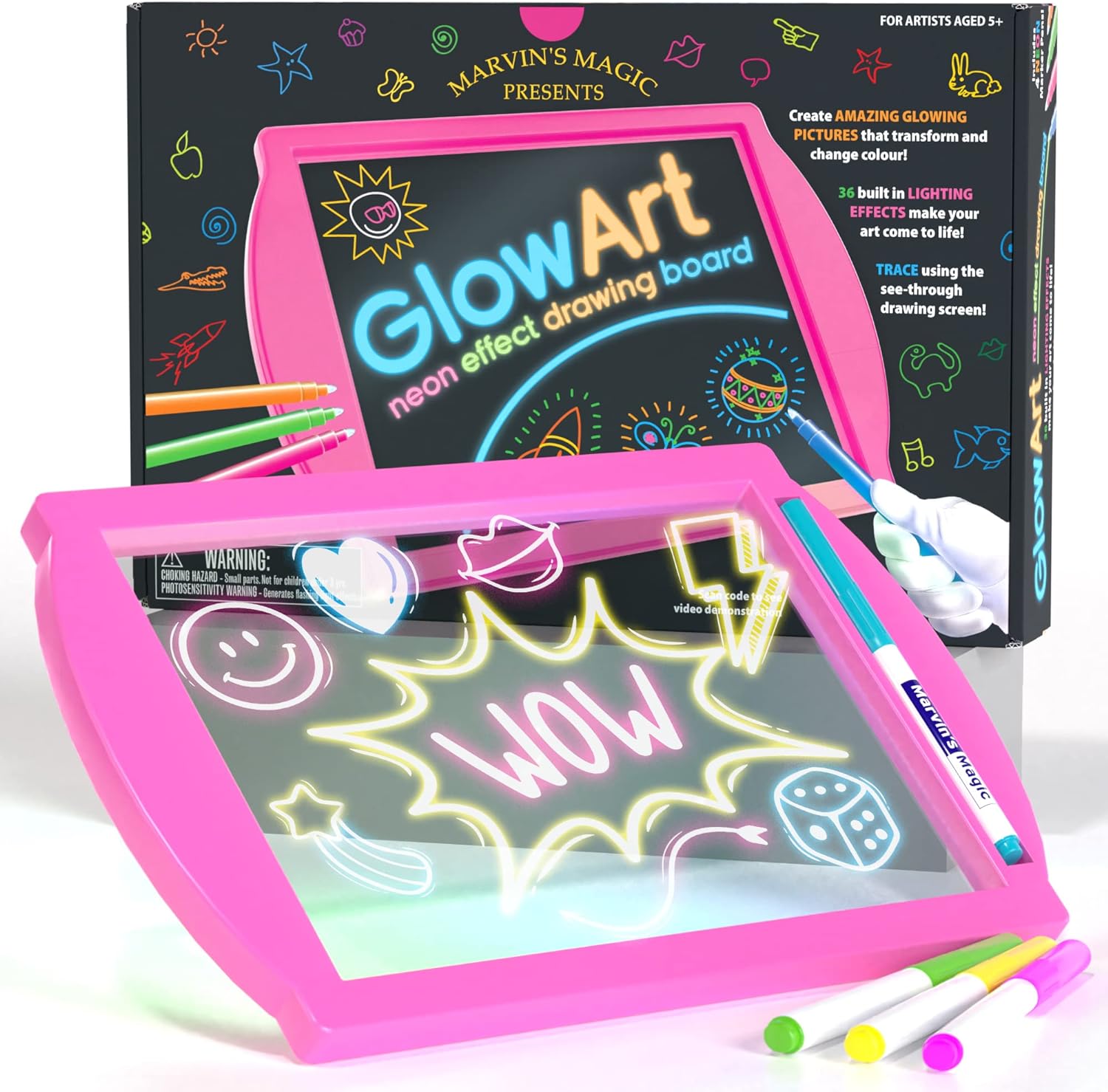 25 Pk Magic Glow Board247