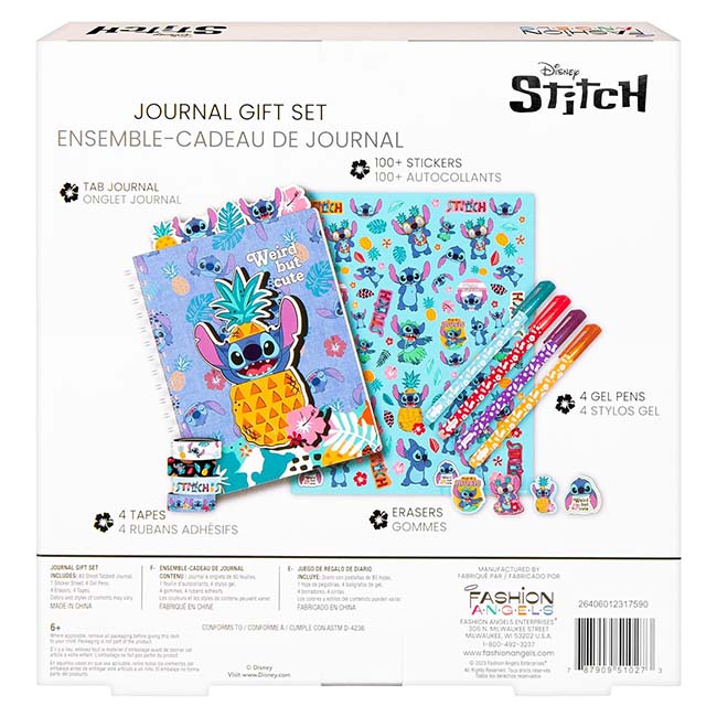 Disney Stitch Journal Gift Set