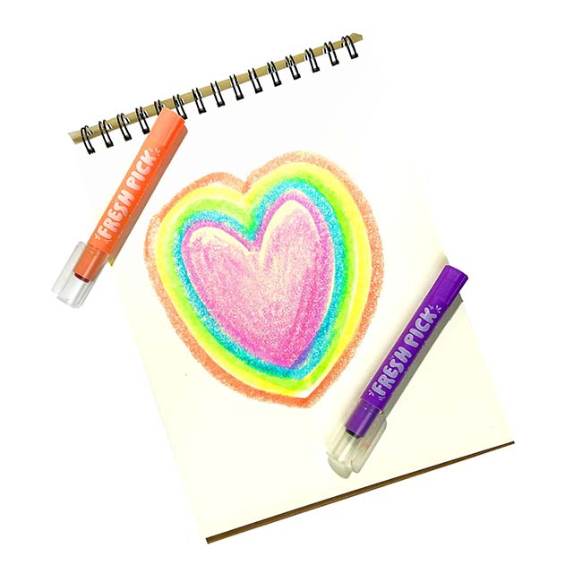 Fresh Pick Apple Gel Crayons