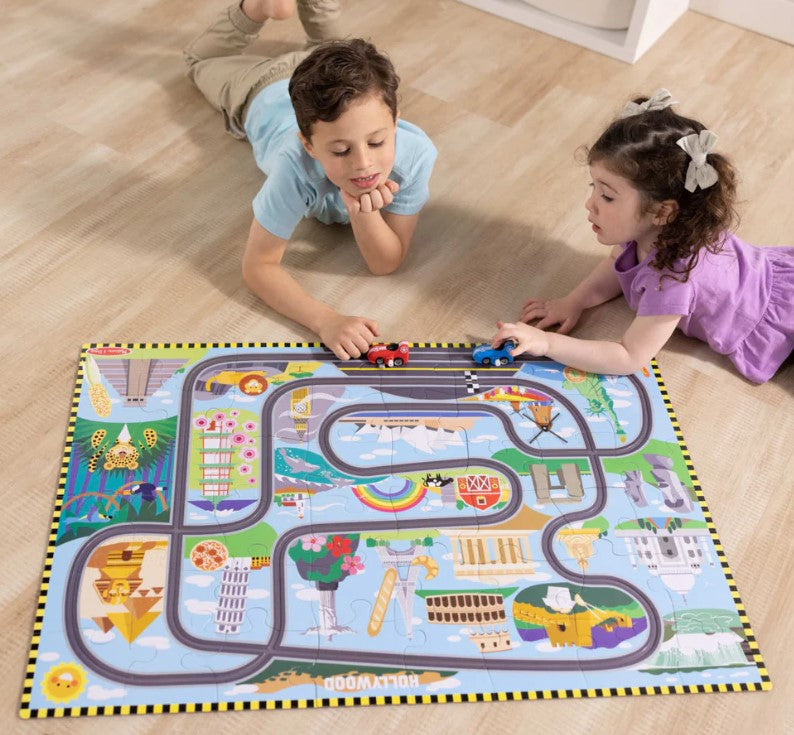 Race Track Floor Puzzle