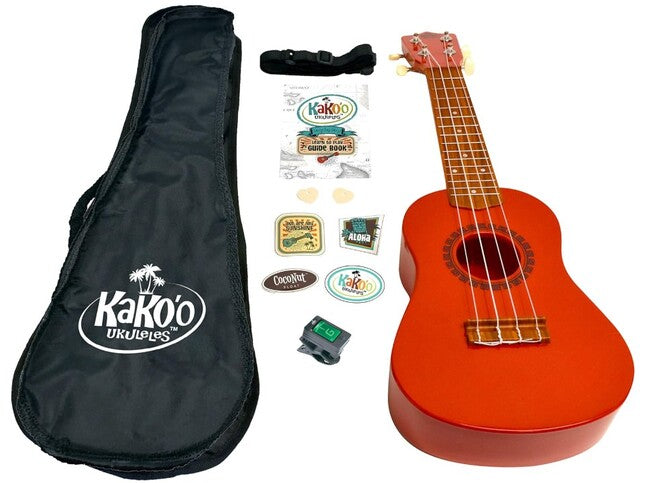 23 Red Orange Ukuleles239